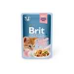 Brit Premium Cat Pouch with Chicken Fillets in Gravy for Kitten