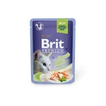 Brit Premium Cat Pouch with Trout Fillets in Jelly for Adult Cats